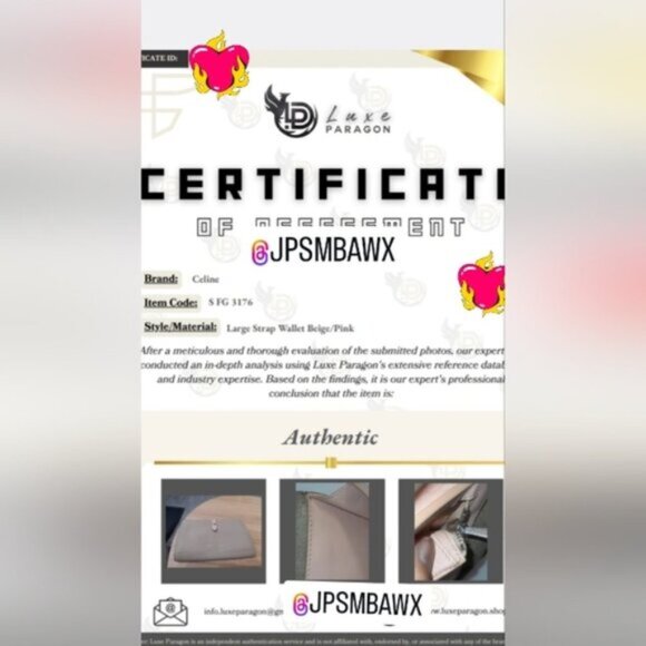 Celine - LARGE STRAP WALLET IN GRAINED CALFSKIN in Light Taupe - Picture 16 of 16